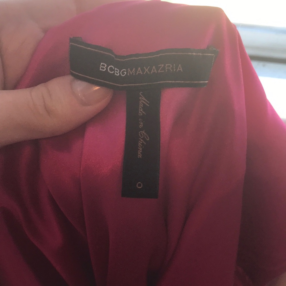 BCBG MaxAzria Ruffle Dress - Size 0 - Picture 3 of 4